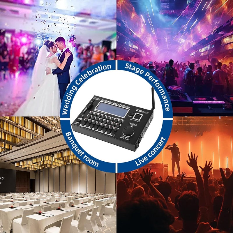 ygybeyond Wireless DMX Controller, DMX512 Controller,512Channel,Stage Lighting Equipment & Accessorie For Dj, Ktv, Large Concert, DMX Light Controller (512 channel DMX-512) - Image 5